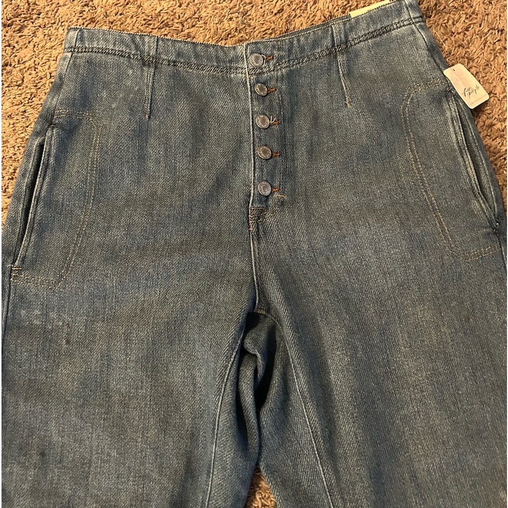 Free people high waist crop ankle pants with pockets 😍😍